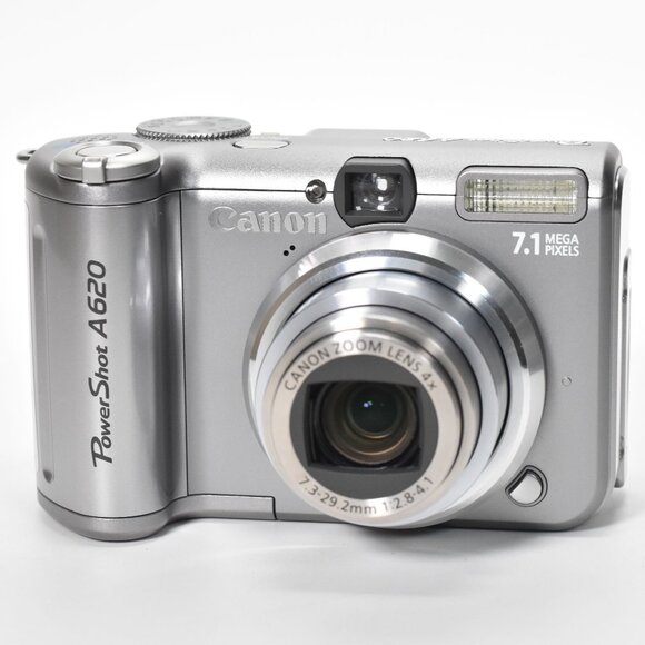 Canon Powershot A620 Digital Camera 7.1MP 4X Optical Zoom Video 2GB SD Card MINT - Picture 2 of 16